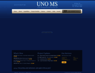 unoms.com.au screenshot