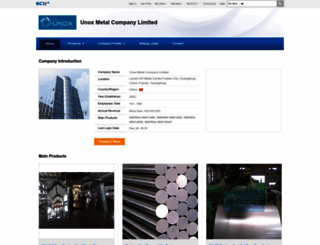 unoxmetal.en.ec21.com screenshot