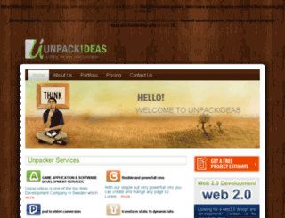 unpackideas.net screenshot