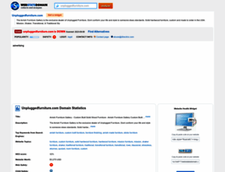 unpluggedfurniture.com.webstatsdomain.org screenshot