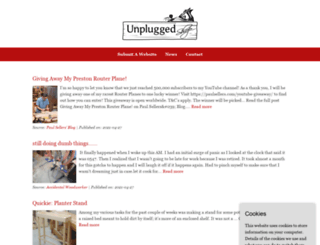 unpluggedshop.com screenshot