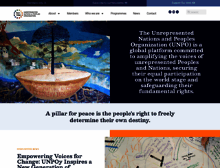 unpo.org screenshot