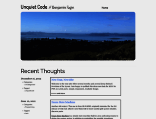 unquietcode.com screenshot