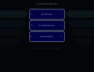 unrealaircraft.com screenshot