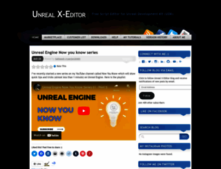 unrealxeditor.wordpress.com screenshot