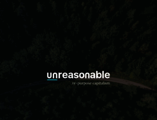unreasonableinstitute.org screenshot