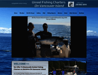 unreel-charters.com screenshot