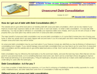 unsecured-debt-consolidation-loans.com screenshot