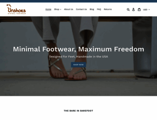 unshoesusa.com screenshot