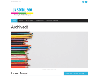 unsocial500.com screenshot