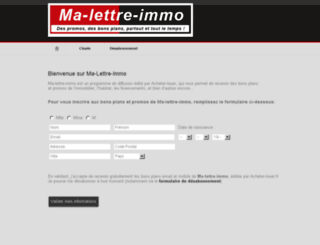 unsubscribe.immo-lettre-immo.com screenshot