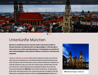 unterkuenfte-muenchen.de screenshot