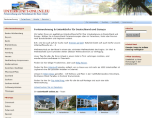 unterkunft-online.eu screenshot