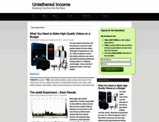 untetheredincome.com screenshot