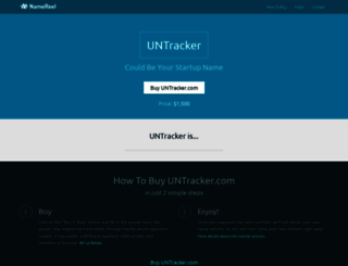untracker.com screenshot