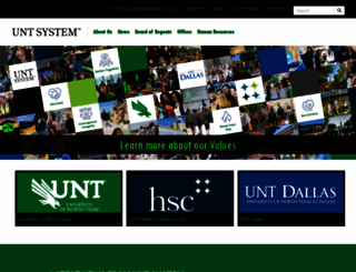 untsystem.edu screenshot
