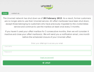 unwired.com.au screenshot