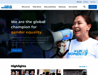 unwomen.org screenshot