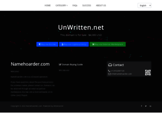 unwritten.net screenshot