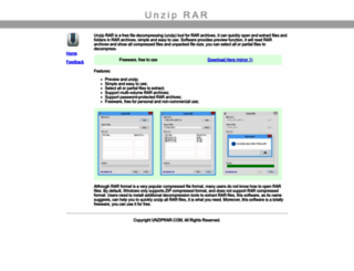 unziprar.com screenshot