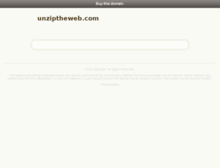 unziptheweb.com screenshot