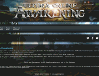uoawakening.com screenshot