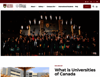 uofcanada.edu.eg screenshot