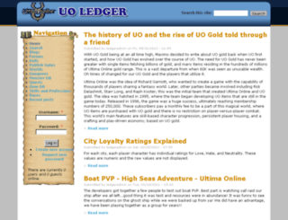 uoledger.com screenshot