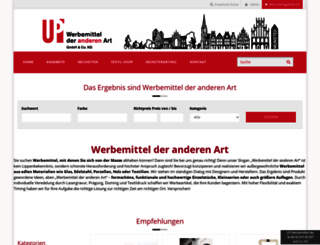 up-werbemittel.de screenshot