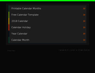 up.calander.net screenshot