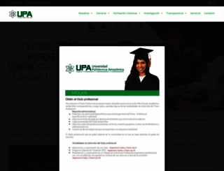 upa.edu.pe screenshot