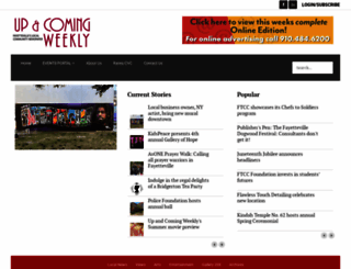 upandcomingweekly.com screenshot