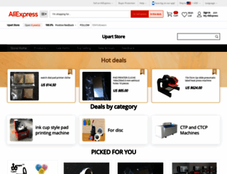 upart-printers.tr.aliexpress.com screenshot