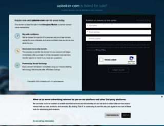 upbaker.com screenshot