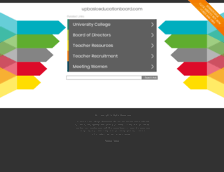 upbasiceducationboard.com screenshot