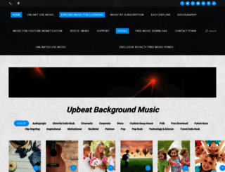 upbeatsong.com screenshot
