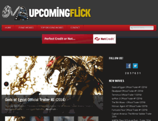 upcomingflick.com screenshot