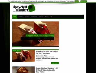 upcycled-wonders.com screenshot
