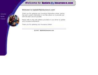 updatemyinsurance.com screenshot