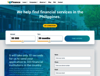 upfinance.com screenshot