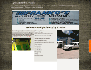 upholsterybyfranko.com screenshot