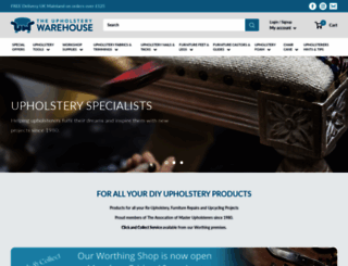 upholsterywarehouse.co.uk screenshot