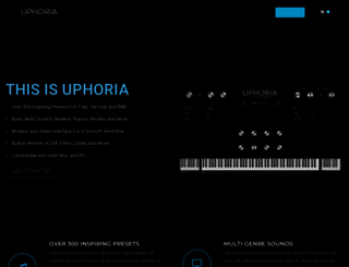 uphoria.angelicvibes.com screenshot