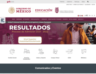 Access upiig.ipn.mx. Inicio - Instituto Politécnico Nacional