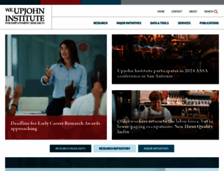 upjohninstitute.org screenshot