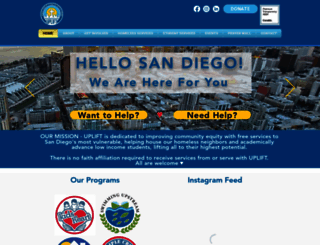 upliftsandiego.org screenshot