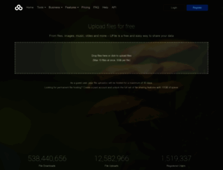 uploadfiles.io screenshot