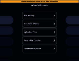 uploadjockey.com screenshot