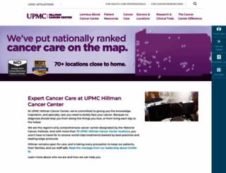 upmccancercenters.com screenshot
