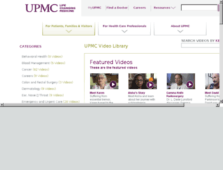 upmcminute.com screenshot